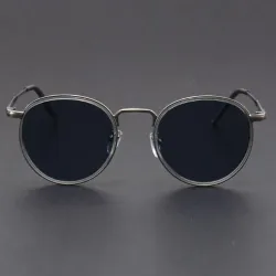 HONG KONG STYLE RETRO SMALL ROUND FRAME SUNGLASS GB-1043